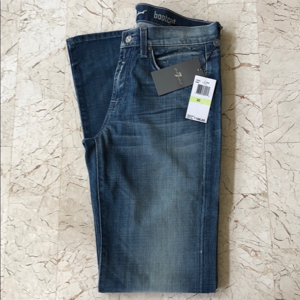 7 for all mankind bootcut jeans. New with tags.